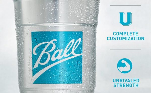 Ball aluminum drink cup